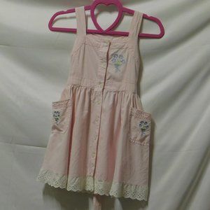 Y2K Basic Editions pink cottage core dress